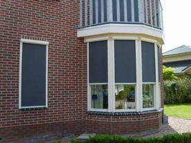 Buitenzonwering antraciet 